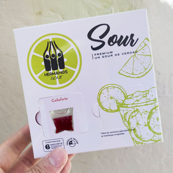 pisco sour calafate en sachet